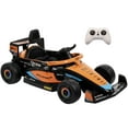 thumbnail interactive-video image 1 of Huffy 12V McLaren Formula 1 Kids Ride-On Car with Remote Control, Ages 3–5, Black - One Unit, 1 of 24
