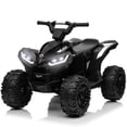 thumbnail image 1 of Kerry Yoo AT2 12V ATV Ride on, Electric Car for Kids, 4 Wheels Ride on toys,  Ages 3+, Remote Control, LED Lights, Music- Black, 1 of 7