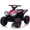 thumbnail image 1 of KerryYoo AT2 12V ATV Ride on, Electric Car for Kids, 4 Wheels Ride on toys, Ages 3+, Remote Control, LED Lights, Music-Pink, 1 of 7
