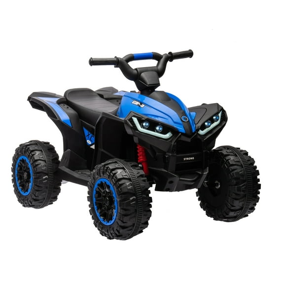 12V Kids ATV with Real Monitor Display | Treaded Tires & Parent Remote for Serious Outdoor Adventures (Ages 3-6)