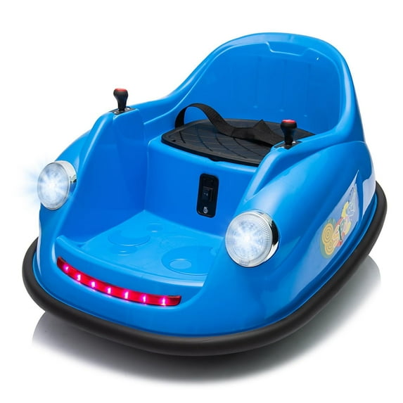 12V Kids Bumper Car for Toddler w/ Remote Control 2 Speeds, Electric Baby Bumper Car Ride on Toys 360 Spin, 1.6 MPH Max