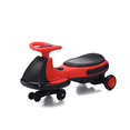 thumbnail image 1 of 12V Kids Electric Wiggle Car, Battery Powered Ride On Toy with LED Lights and Music, Red+Black, 1 of 6