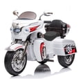 thumbnail image 1 of 12V Kids Motorcycle Electric Ride On Toy with 1.8-3.2 MPH Speed, Power Display, Music & Wireless Phone Connection, Large Storage Trunk, LED Headlight - 66LB Load Capacity for Toddlers & Kids, 1 of 9