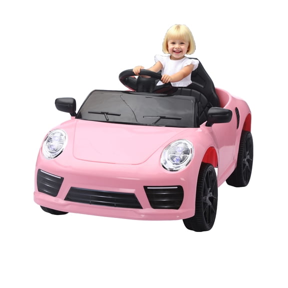 12V Kids Ride On Car with 2.4G Parent Remote Control, Swing Function, LED Lights, MP3 Player, USB, Power Display, Slow Start, Ride On Toy for Ages 3-5