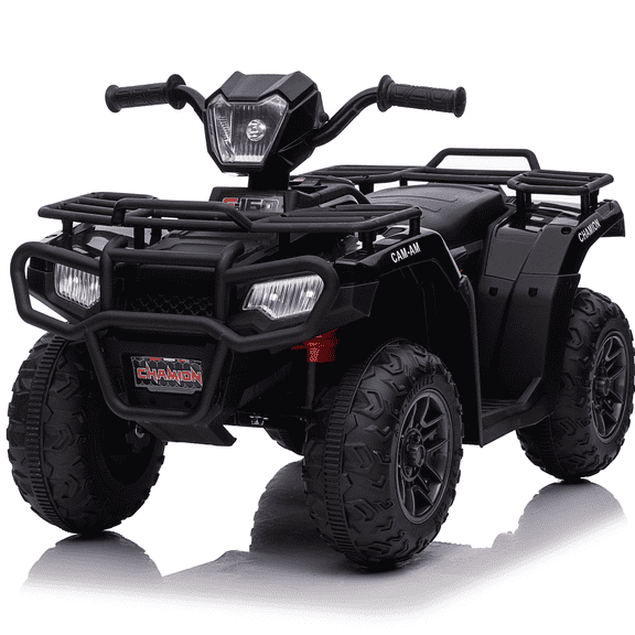 12V Kids Ride On Car, 6 Wheel Electric Toy for Kids Ages 3-8 with Bluetooth Music, LED Lights, Remote Control, Rear Cargo Bed, Dual Motors, Kids Ride On Toy Car for Toddlers