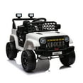 thumbnail image 1 of 12V Kids Ride on Car, Electric Vehicle for Toddlers with Remote Control, 3 Speeds, LED Lights, Music & USB Port, Battery Powered Ride on Toy Truck for Boys Girls, 1 of 14