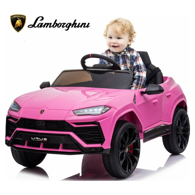 12V Kids Ride on Car for Girls Boys, Pink Electric Car Kids
