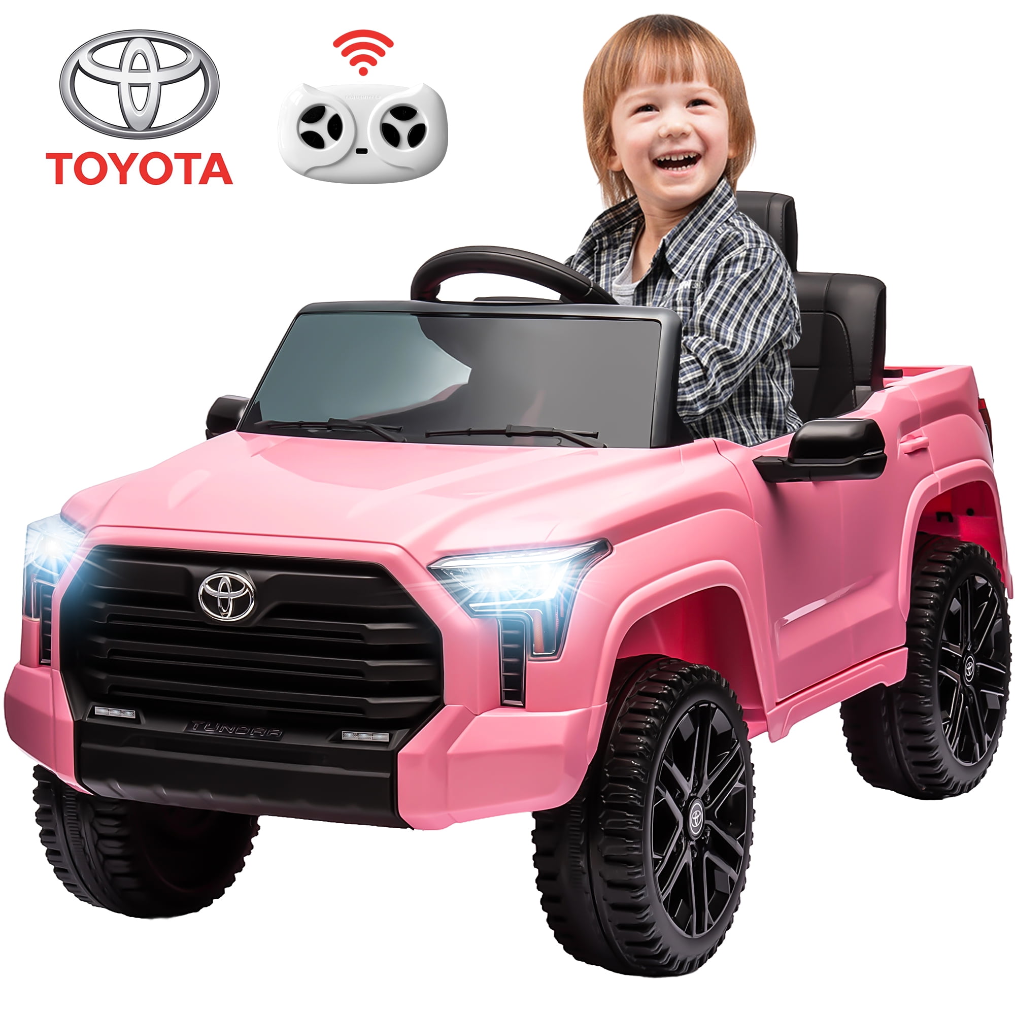 12V Kids Ride on Car Licensed Toyota Tundra Pickup Electric Vehicle ...