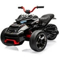 thumbnail image 1 of 12V Kids Ride On ATV Car,3 Wheeler Motorcycle Electric Vehicle ATV with EVA Tire, LED, Music,Ride on Car Toy for Boys and Girls, 1 of 9