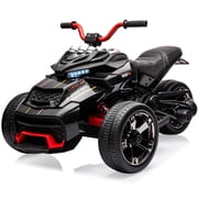 12V Kids Ride On ATV Car,3 Wheeler Motorcycle Electric Vehicle ATV with EVA Tire, LED, Music,Ride on Car Toy for Boys and Girls