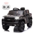 thumbnail image 1 of 12V Kids Ride-On Car with Remote Control, Powered Wheels ,MP3 , FM Radio, Spring Suspension, LED Lights, Licensed Chevrolet Silverado GMC, Electric Vehicle for Toddlers, 1 of 9