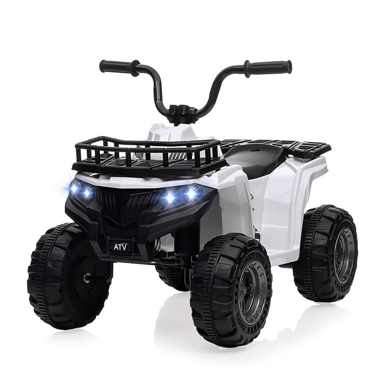 Battery operated 4 wheeler with rubber tires sale