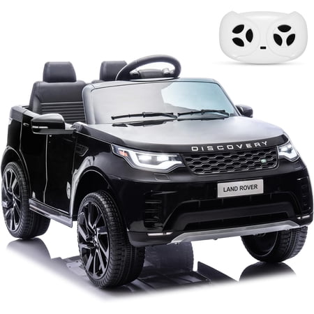 12V Kids Ride-On Land Rover VELAR Electric Car – 4.5AH Battery, Parental Remote, Dual Speed, Soft Start, Double Doors, LED Lights, Music & Multimedia for Ages 3+, Black