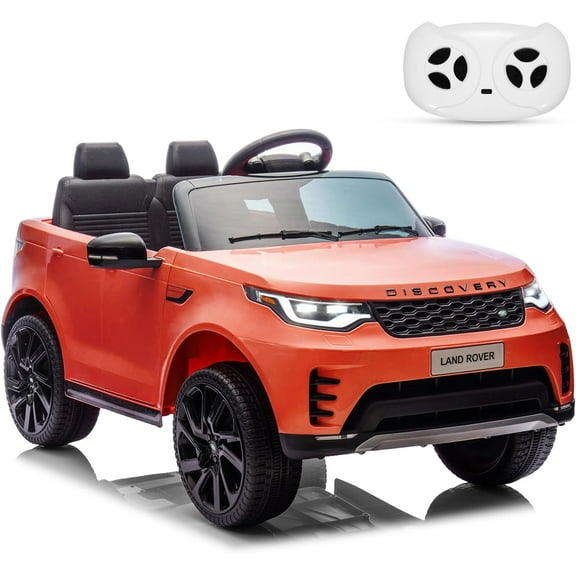 12V Kids Ride-On Land Rover VELAR Electric Car – 4.5AH Battery, Parental Remote, Dual Speed, Soft Start, Double Doors, LED Lights, Music & Multimedia for Ages 3+, Red