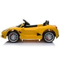 thumbnail image 1 of 12V Kids Ride On Sports Car 2.4GHZ Remote Control Yellow, 1 of 7