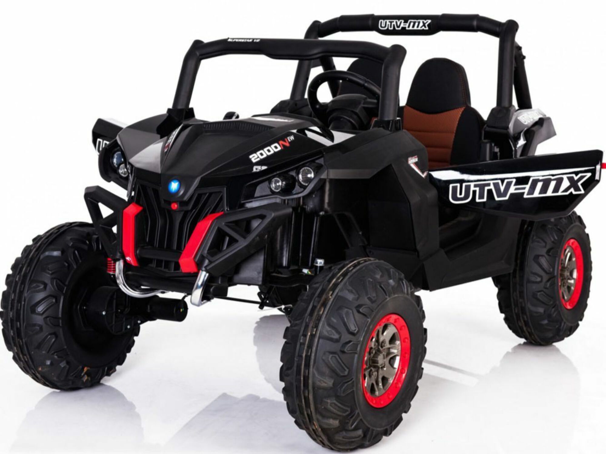 12V Kids Ride-On Toy Electric Car - Mini Moto UTV 4x4 - Black, Blue, White, Red, Pink