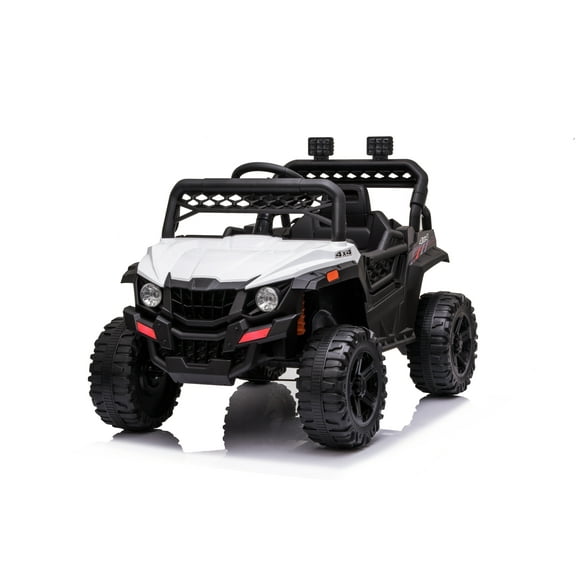 12V Kids Ride On Truck Car Electric Ride On Toy for Toddles with Remote Control, Spring Suspension, Led Lights, Music