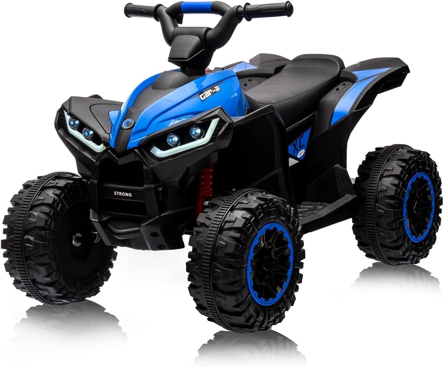 Blue 12V Electric Quad Ride-On with Remote Control