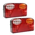 thumbnail image 1 of 12V LED Car Truck Tail Light Taillight Rear Brake Light Signal Lamps Indicator Compatible For Van Lorry Trailer, 1 of 5