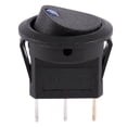 thumbnail image 1 of 12V LED Inverter Rocking Rocker Switch ROUND SPST ON-OFF for BOAT Car Blue,1 x car boat Rocker Switch,blue, 1 of 8