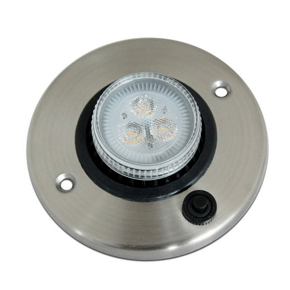 12V LED Recessed Ceiling Light with Switch Bright White 4000K for RV Boat Trailer