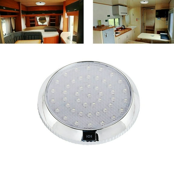 12V LED Roof Ceiling Interior Lights Camper Van Boat Caravan Light White