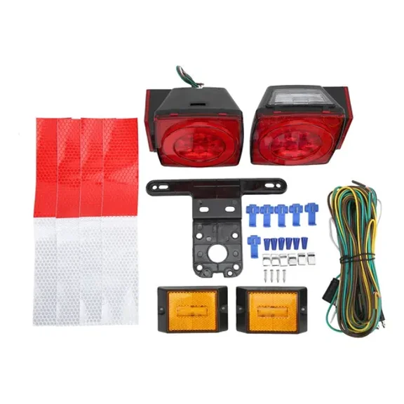 12V LED Trailer Light Kit, Quad Rear Lamp