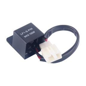 12V LED Turn Signal Flasher Relay 2-Pin Blinker Rate Control Module Universal for Motorcycles, 2.36 x 1.97 x 1.57 inches / 6 x 5 x 4 cm