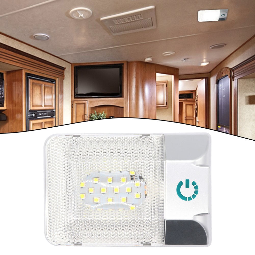 12V Led Reading Lamp For Camper Rv Trailer Car Interior Lighting Adjustable Fangkenuo