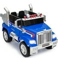thumbnail image 1 of 12V Licensed Freightliner Ride On Dump Truck, Kids Ride ons with Remote, Music, 1 of 8