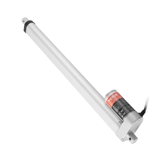 12V Linear Actuator 16 Inch 330lbs 1500N High Load 0.19 Inch per Second Speed with Mounting Bracket IP54 Protection