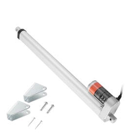 12V Linear Actuator 16 Inch Stroke 330 lbs Heavy Duty Electric Actuator with Mounting Brackets IP54 Waterproof