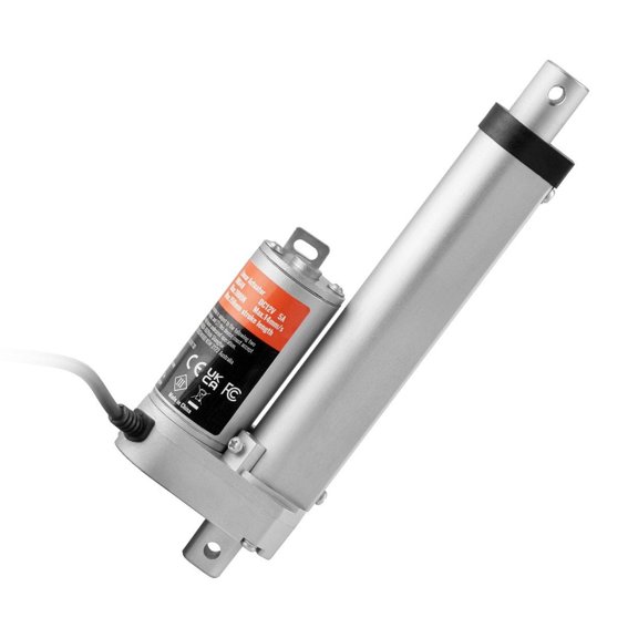 12V Linear Actuator 4 Inch 330lbs 1500N High Load 0.19 Inch per Second Speed with Mounting Bracket IP54 Protection
