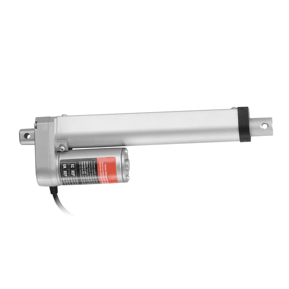 12V Linear Actuator 6 Inch Stroke 330lbs, Heavy Duty Electric Linear Actuator with Mounting Bracket, IP54 Waterproof for Automation Projects, Electric Beds, Robotics