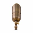 thumbnail image 1 of 12V LogiSpot Brass Outdoor Spotlight (Bronze) with 5W 2700K Warm White 400 Lumen MR16 LED Bulb for Low Voltage Landscape Lighting of Yard, Lawn, Garden, Patio, Trees & House, 1 of 7