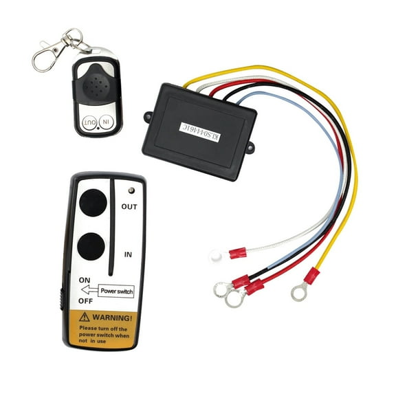 12V Long Range Car Truck ATV SUV Wireless Winch Remote Control Handset Conversion Kit