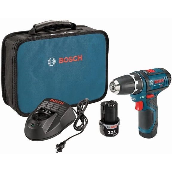12V Max 3/8 Inch Drill/Driver Kit with (2) 2 Ah Batteries and Charger, Variable Speed
