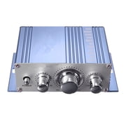 12V Mini Hi-Fi Stereo Amplifier Audio MP3 Auto Car 2 Channel Stereo DVD Speaker For Car Motorcycle Lightweight ,Powerful Sound Quality