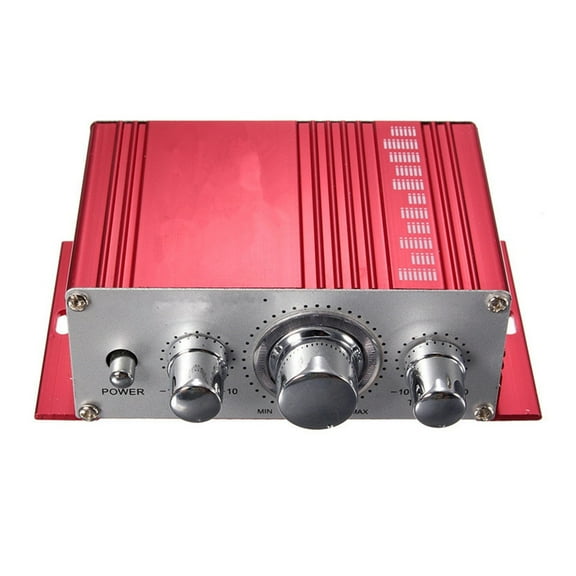 12V Mini Hi-Fi Stereo Amplifier Audio MP3 Auto Car 2 Channel Stereo DVD Speaker For Car Motorcycle Lightweight