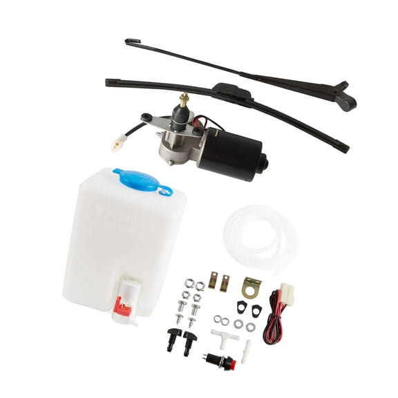 12V Motor Power Washer Motor Kits Includes Adjustable Sprayer Washer Bottle 90 Coverage For Utility Vehicle Windshields