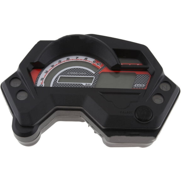 12V Motorcycle Instrument Cluster Digital Speedometer Odometer Fuels Indicators ABS Housing for FZ16 Compatibility
