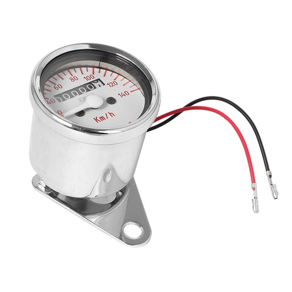 12V Motorcycle Tachometer Electronic Tach Meter Speedometer Gauge LED Backlight Double Gauge Backlit Counter