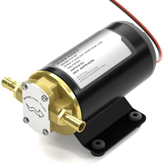12V Oil Transfer Pump, 3.2GPM Gear Oil Pump, Lubricant Diesel Engine Scavenge Oil Extractor Pump, Portable Oil Suction Pump Self Priming for Marine Machinery Oil Change Pump$$Plumbing & HVAC