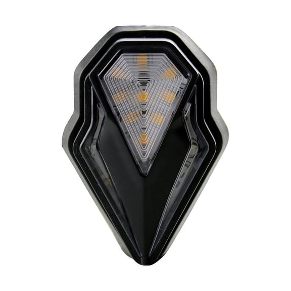 12V Pair Universal Motorcycle LED DRL Turn Signal Indicator Light Amber Blinker