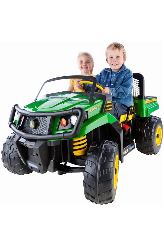 John Deere Gator XUV Extra-Large 12 Volt Ride-on, Durable Design for Kids 3-8, Green