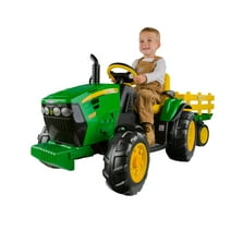 12V Peg Perego John Deere Ground Force Tractor Ride-on, for a Child Ages 3-7