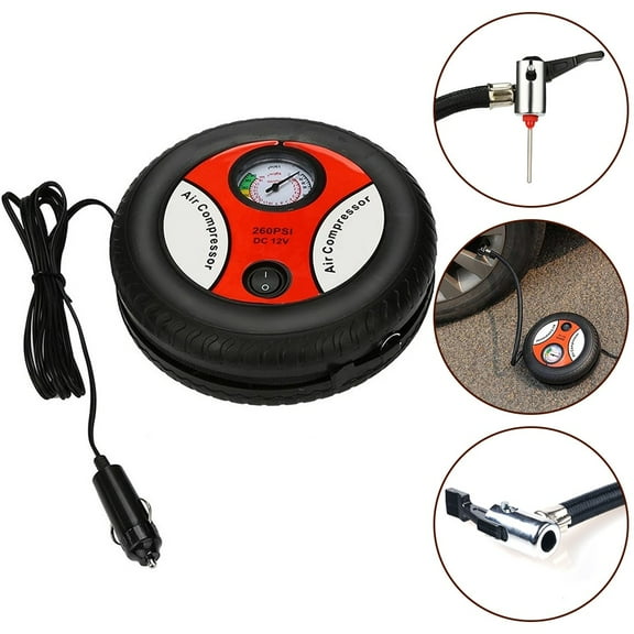 12V Portable Air Compressor Wheel 260psi Tyre Inflator Pump Tire inflation pump