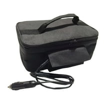 12V Portable Car Food Warmer Mini Oven Self Heating Lunch Bag for Meals Reheating and Cooking While Traveling On The Road