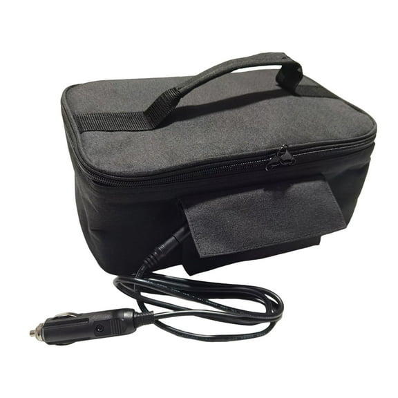 12V Portable Car Food Warmer Mini Oven Self Heating Lunch Bag for Meals Reheating and Cooking While Traveling On The Road