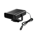 thumbnail image 1 of 12V Portable Car Heater Defroster with Dual Heating/Cooling Modes, ABS Built-In Ventilation System for Windshield Demisting & Vehicle Defogging Black, 1 of 7